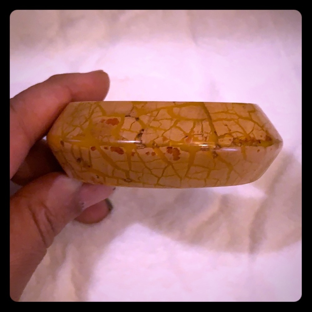 Gorgeous wooden bangle bracelet
